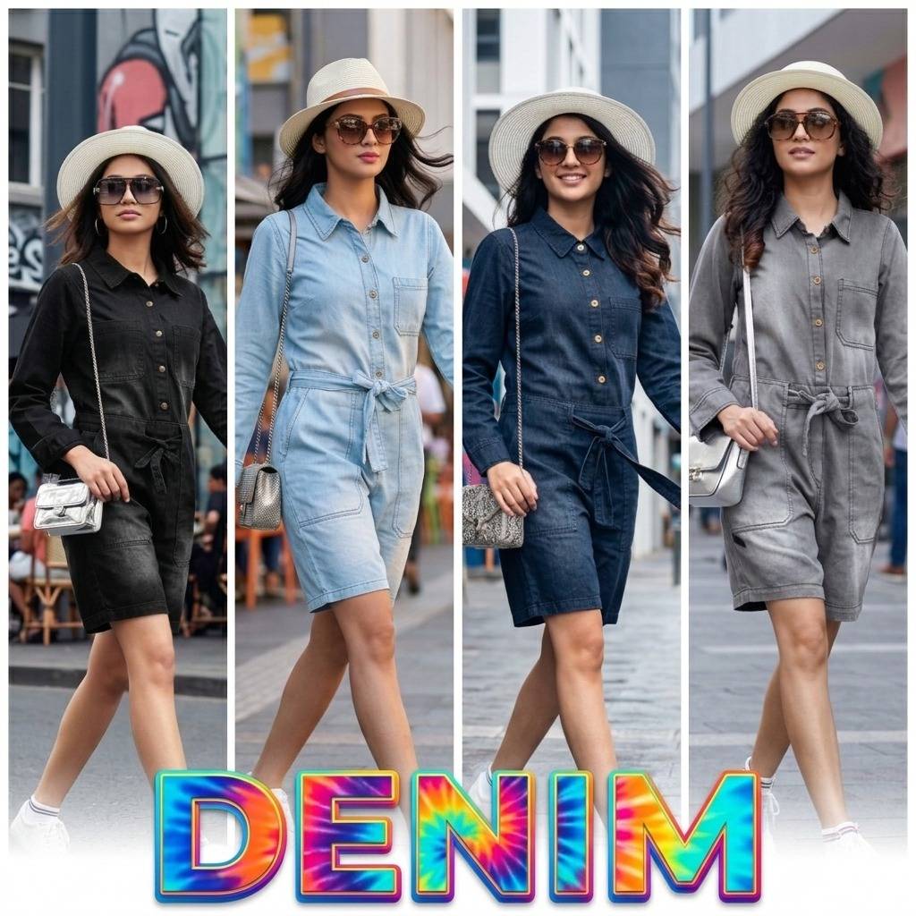 Denim By Fashid Designer Stylish Fancy Colorful Beautiful Party Wear & Ethnic Wear Collection Denim Tops At Wholesale Price